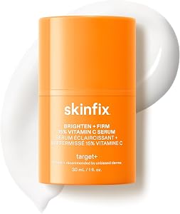 Skinfix Brighten + Firm 15% Vitamin C Serum for Face - Visibly Fades Dark Spots & Fine