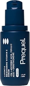 Prequel Skin Lucent-C, Vitamin C Serum for Face. Professional Facial L-Ascorbic Acid, Feru