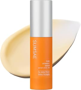 SUMSAE Pure Vitamin C Serum - Korean Skincare with Vitamin 10.5%, Waterless (No oxidation 