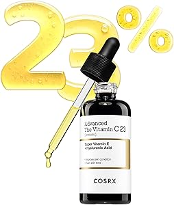 COSRX Advanced Pure Vitamin C 23% Serum with Vitamin E & Glutathione, Korean Vitamin C